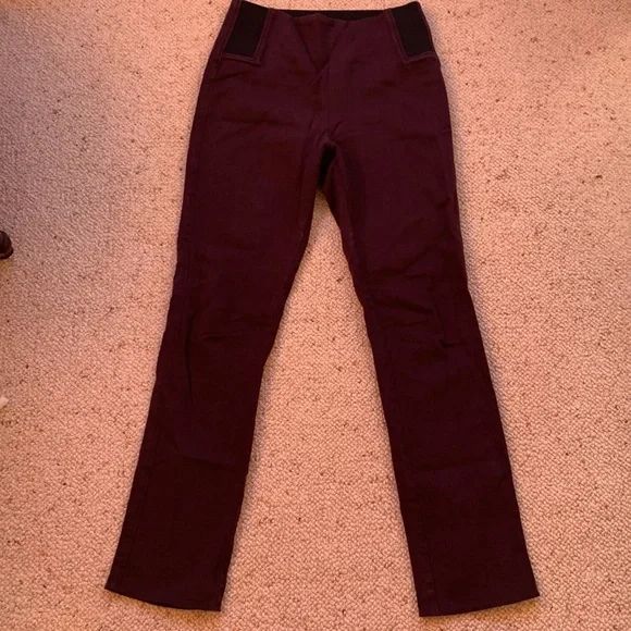 Toorallie burgundy Merino Denim pants - Picture 4 of 5